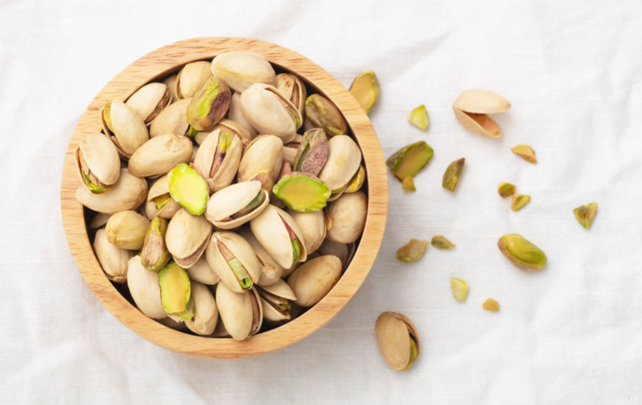 salty pistachios