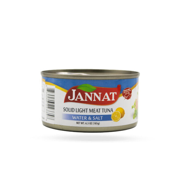 Jannat Solid Light Meat Tuna in Water & Salt تونا ابيض خفيف