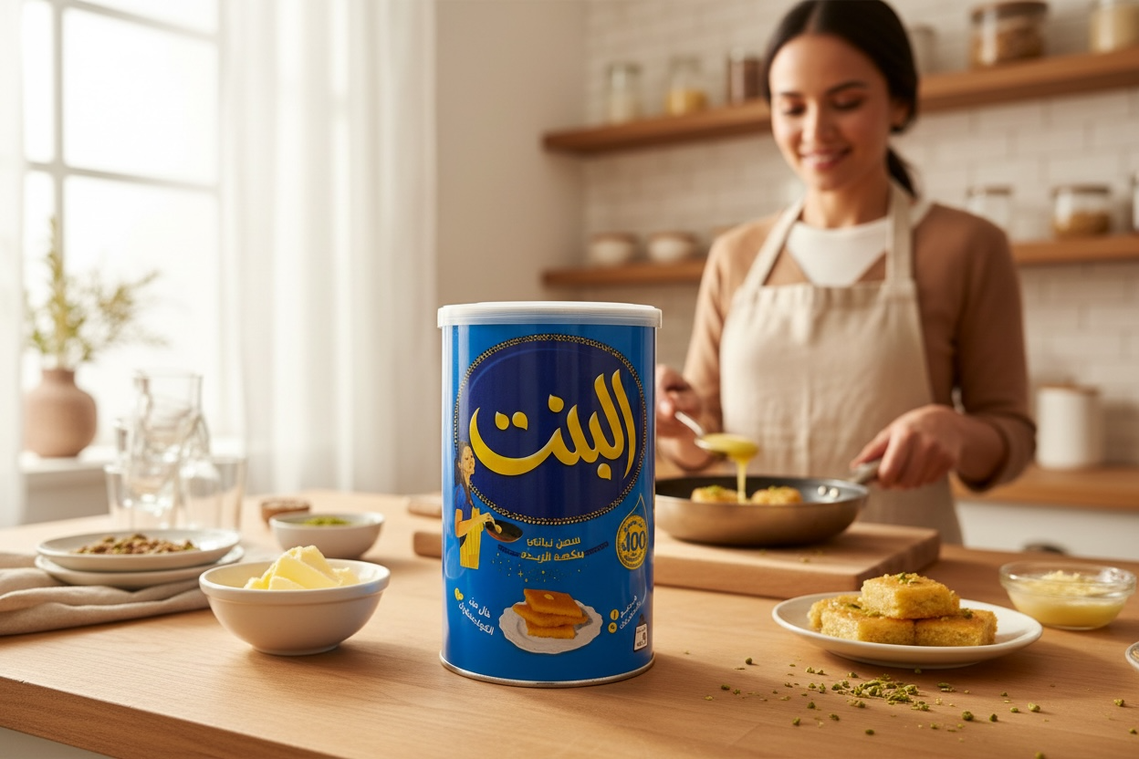 سمن نباتي البنت يمنيه