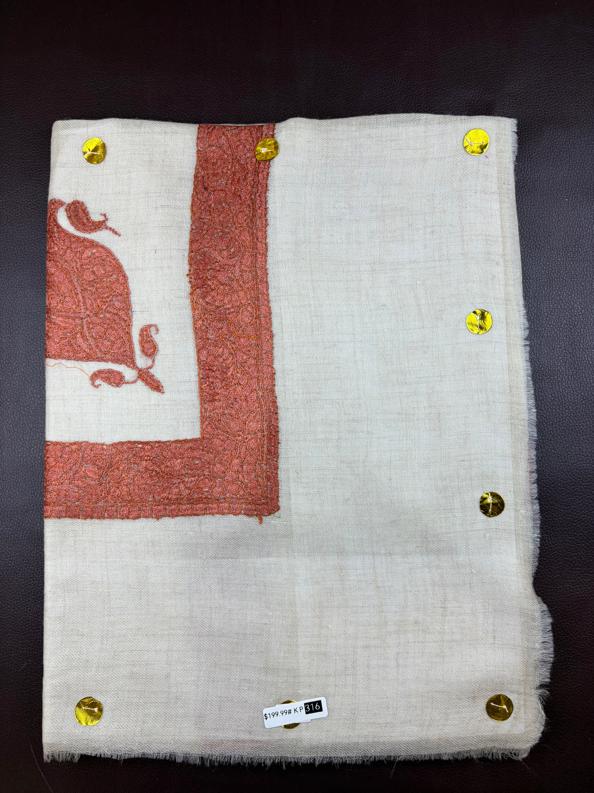 شال صوف كشميري باشمينا درجه اولى premium quality Kashmiri shawl pashmina