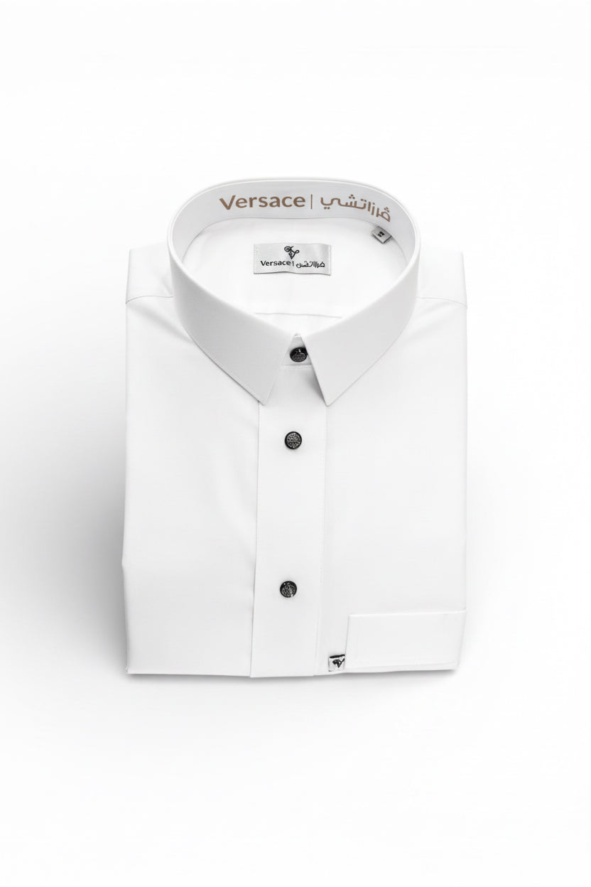 Versace Yemeni thob أثواب فرزاتشي ( أبيض)