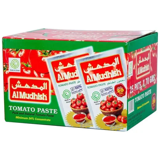 Almudhish Tomatoe Paste- -المدهش معجون الطماطم (صلصة)