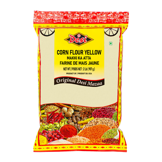 CORN YELLOW FLOUR [DESI] POLY, 2Lb